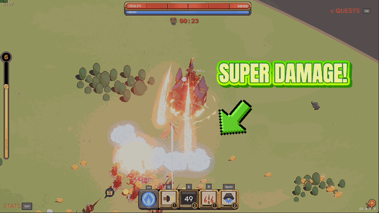 Wanderburg — Scorched Earth (Clear the Field) (screenshot 2)